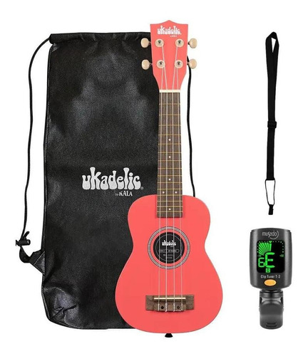 Pack Ukelele Soprano Kala Razzle Dazzle + Afinador + Correa