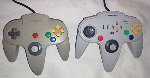 2 Controles Nintendo 64 Em Ótimo Estado 