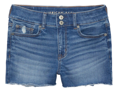 Short Tiro Alto De Mezclilla American Eagle Classic Medium