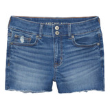 Short Tiro Alto De Mezclilla American Eagle Classic Medium