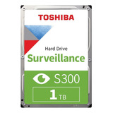 Disco Rígido Toshiba Surveillance Hdd 5700 Rpm, Cor Verde Claro, 1 Tb E 3,5 S300