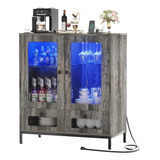 Hyomdeck Sideboard Buffet Cabinet With Storage, Wine Bar Ca.