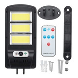 Foco Solar Exterior Luz Led Con Sensor + Control