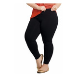 Calça Leging Plus Size Cotton Veste 48 Ao 58 Cós Alto Grossa