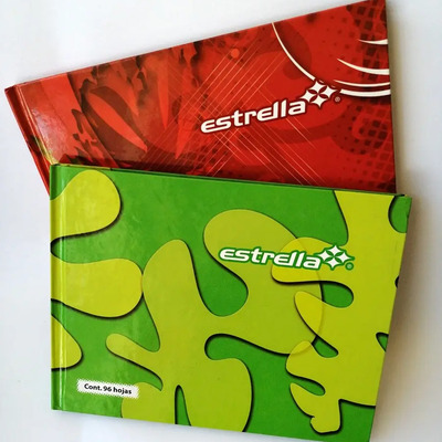 Libreta Italiana Rayada 1\u002F4 C\u002F96 Hojas C\u002Fíndice Y Pasta Dura | MercadoLibre