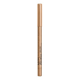 Lápiz Delineador De Ojos Nyx Professional Makeup Epic Wear Color Gold Plated Con Acabado Metálico