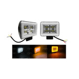 Par Faro Dually 12 Led Estrobo Aro Gel Cob Varios Colores