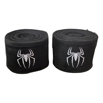 2pcs Vendas De Boxeo 5m Con Pegatinas Mágicas Muay Thai Mma Ufc Kickboxing Diseño De Araña Negro Entrenamiento Elasticas Deportivas Mma 1 Par Vendas Gym Venda De Box Semielasticas Vendaje Deportivo | MercadoLibre