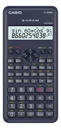 Calculadora Científica Fx-82ms Preta Casio 240 Funções