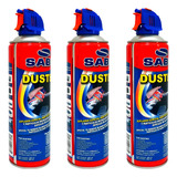 Aire Comprimido Duster Limpieza Pc Mantenimiento 590ml 3 Pzs
