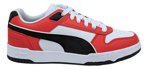 Tenis Puma Rbd Game Low Hombre Blanco Rojo Original 38637320