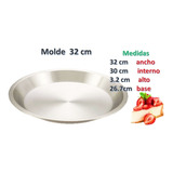 Molde Pay, Tarta Reutilizable Repostería Aluminio 32 Cm 1 Pz