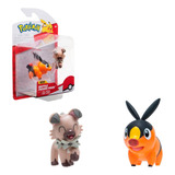 Set Figuras Pokemon - Tepig Y Rockruff