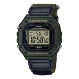 Casio - Reloj Deportivo Digital (w218hb-3av)