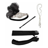 Lowosaiwor 1920s Gatsby Accessories Set Mujer 20s