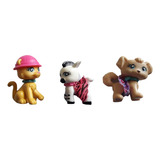 Polly Pocket 3 Muñecos Mascotas