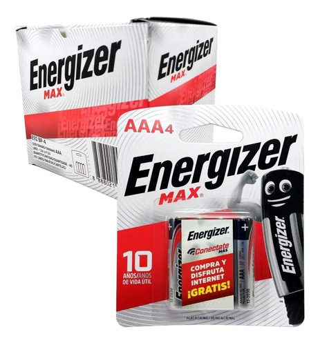 Pilas Energizer Aaa Caja 10 Blisters X4