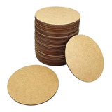 Souplast Kit Com 8 Bolachas De Madeira Mdf 35 Cm Diâmetro