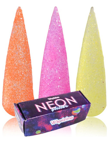 Glitter Neon De Wapizima Coleccion De 3pzs