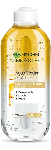 Garnier Agua Micelar Desmaquillante Bifásica  Aceite 400 Ml