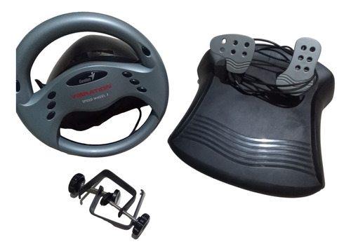 Volante Genius Speedwheel 3 Con Pedales Y Soportes