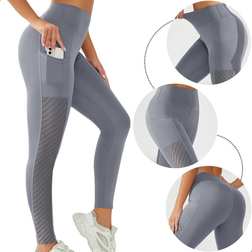 Pantalones De Yoga Para Correr Que Levantan La Cadera