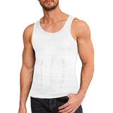 Faja De Hombre Tank Top Camiseta Reductora Modeladora 4 Pzs