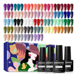 Jodsone Juego De 35 Esmaltes De Uñas De Gel, 32 Colores, C.