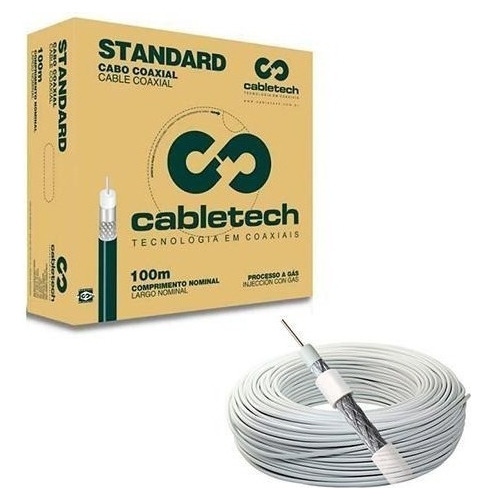 3 Caixas De Cabo Coaxial Rg6 300m Melhor Preço 