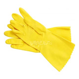 2 Guantes Látex Amarillo Talla L Limpieza Cocina Multiuso