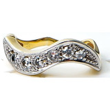 Anillo De Oro 18 K Con Brillantes