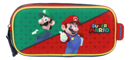 Lapicera Estuche Chenson Luigi Mario Bros Mb65869-9