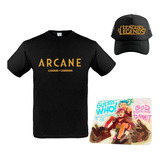 Pack Juego League Of Legends Remera + Gorra + Mouse Pad Game