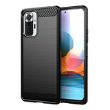 Funda Tpu Antigolpe Carbon Para Xiaomi Redmi Note 10 Pro Max