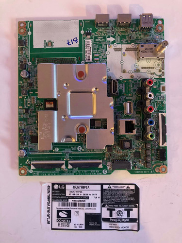 Placa Madre Mainboard Televisor LG 49un7100psa 