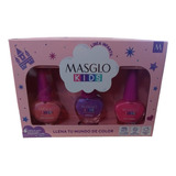 Masglo Kids Kit 2 Arcoíris - Ml  Color Rosado, Fucsia, Morado