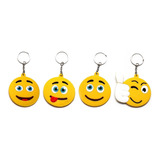 Llaveros Goma Emojis  X12 Unidades