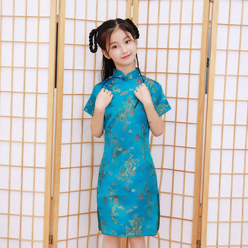 Chica China Vestido De Moda Asiática Fiesta De Verano
