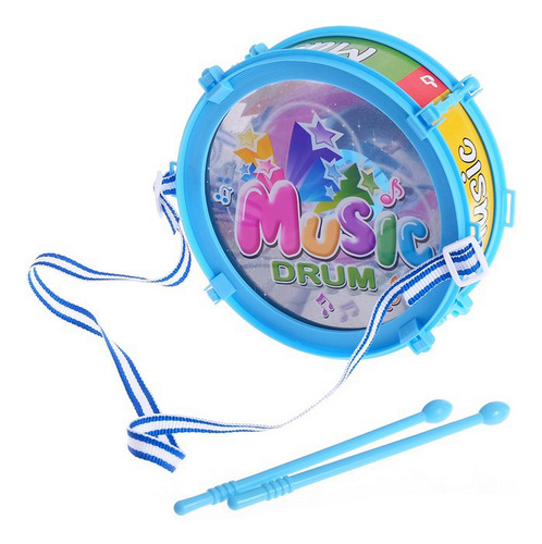 Bombo Infantil Luces Led De 20 Cm Con Palillos Ploppy 815174