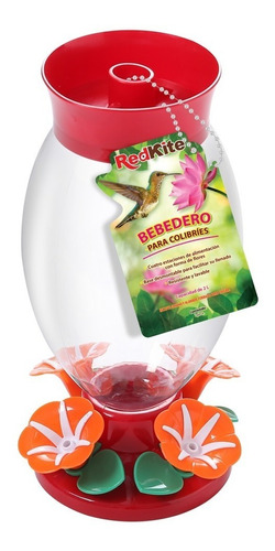 Alimentador Bebedero Colibrí 2 Litros Hibiscos Fl9240