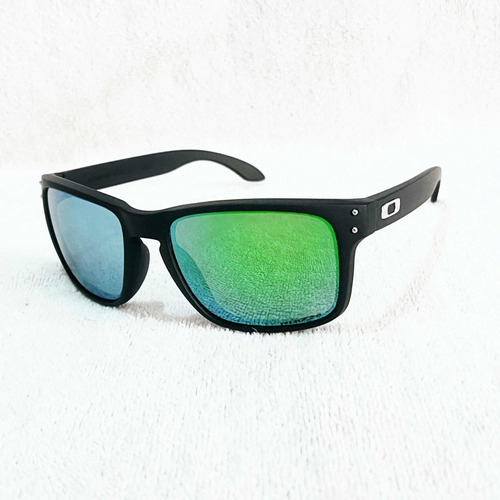 Lentes Holbrook Color Negro Verde Polarizado