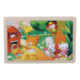 Puzzles De Madera J, Juguetes Para Niños Pequeños, Regalos P