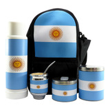 Set Matero, Equipo Para Mate, Eco Cuero - Equipos Argentina 