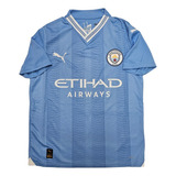 Camiseta Manchester City 2023-24 De Niño Titular Original
