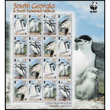 2008 Wwf Fauna- Pingüinos- South Georgia (hojita) Mint