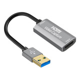 Placa De Captura De Video 4k Hdmi 1080p 60fps Usb 3.0