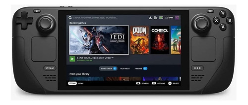  Steam Deck 256gb Consola Valve Standard Color  Negro
