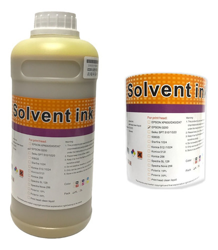 Tinta Solvente Solvent Ink