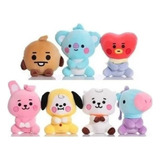 7 Piezas Kpop Bts. Bt21 Muñeco Peluche Juguete Niños Regalo