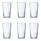 Vaso Cervecero Vidrio Templado Nonic Arcoroc X 280 Ml. X6